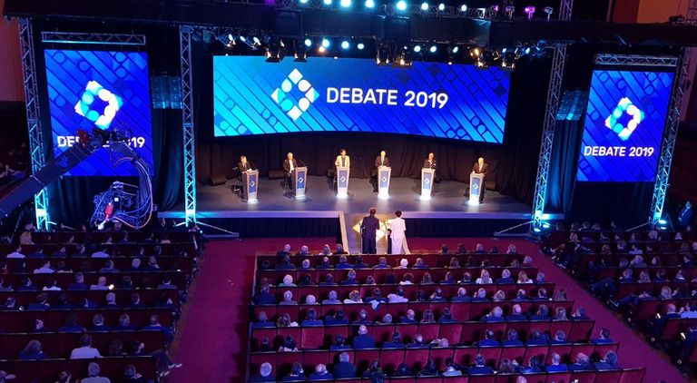 Asistentes al segundo debato en la Ciudad de Buenos Aires_g 20191020
