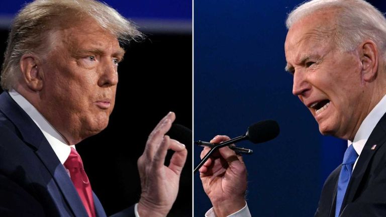 Donald Trump y Joe Biden