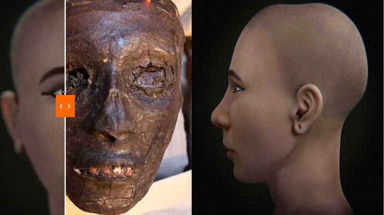 El rostro del rey Tutankamón 20230531