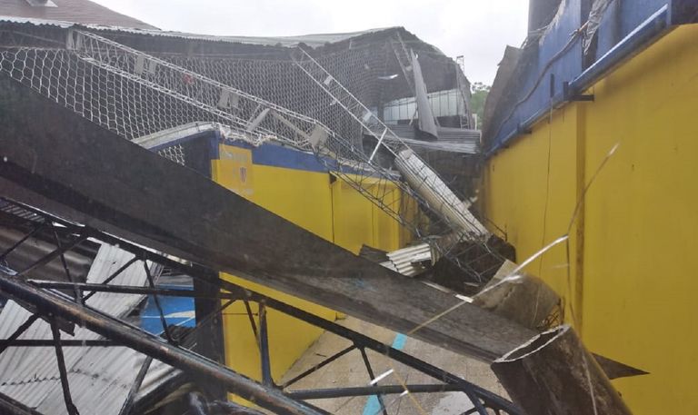 Temporal: Destrozos en el Club Atlético Atlanta