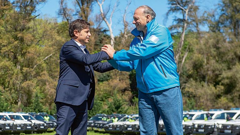 Axel Kicillof y Sergio Berni