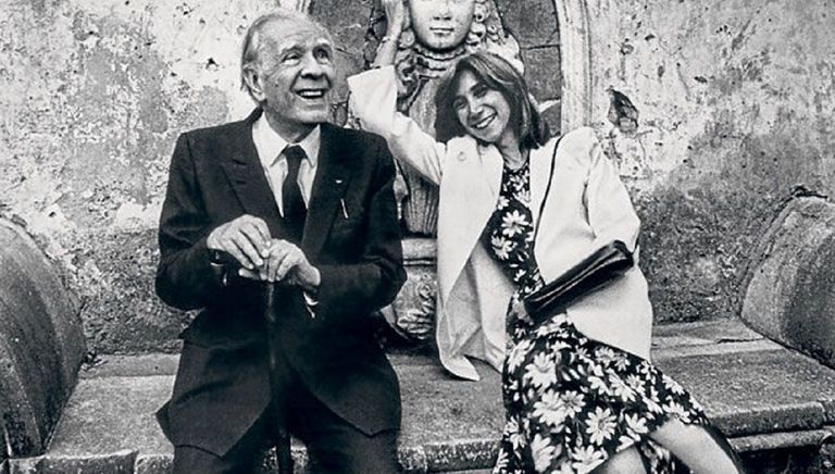 Jorge Luis Borges y María Kodama
