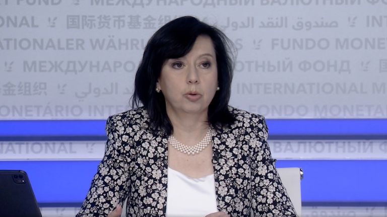 Julie Kozack, portavoz del FMI