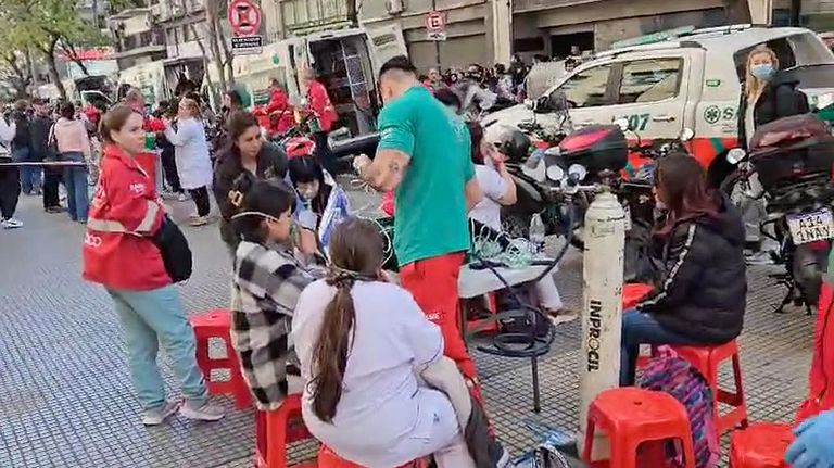Escape de gas en la facultad de Odontología del barrio de Recoleta
