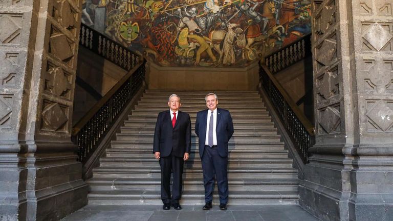 Alberto Fernández en México 20210223