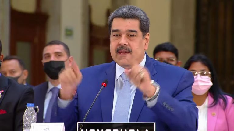 Cumbre de la CELAC en México, Presidente de Venezuela