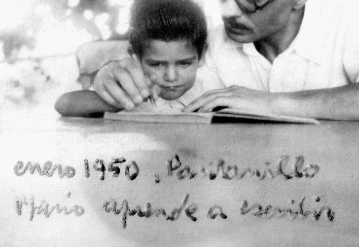 Sábato y su hijo