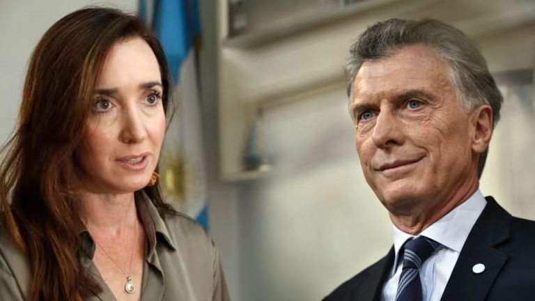 Victoria Villarruel y Mauricio Macri