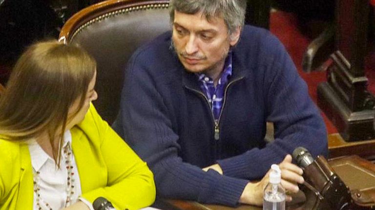 Máximo Kirchner y Cecilia Moreau 20220204