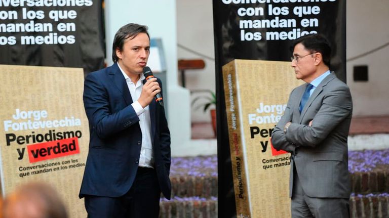 José del Río, durante la presentación del libro.