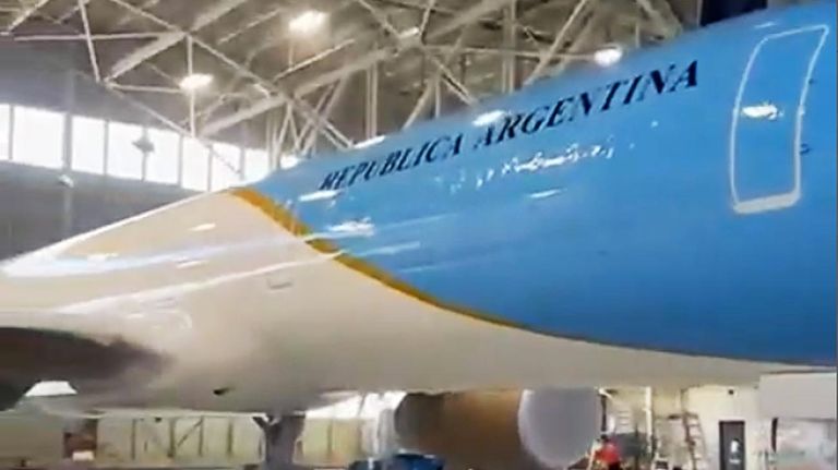 Nuevo Avión presidencial Tango 01