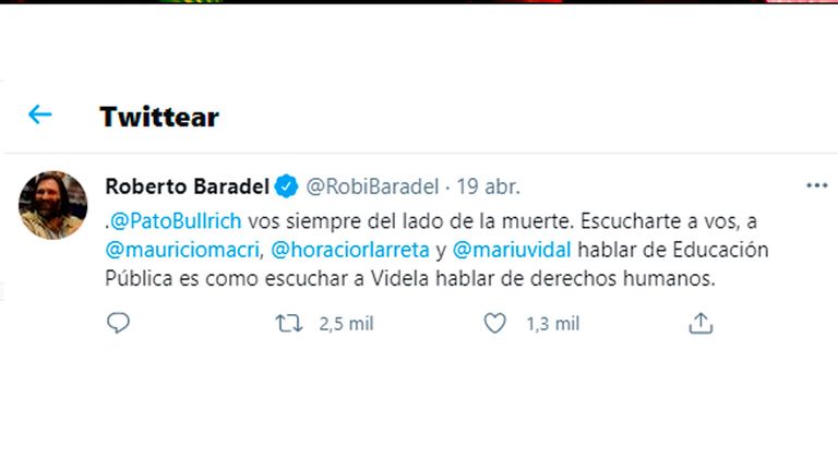 Bullrich y Baradel 20210420