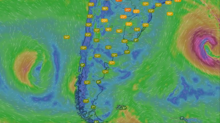 Clima viernes 7 de noviembre