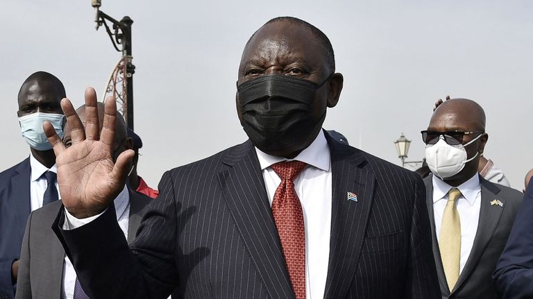 Presidente Sudáfrica COVID