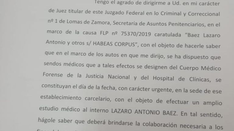 lazaro baez comunicado 1 05122019