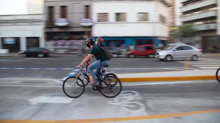 Ciclovía calle Corrientes 20201002