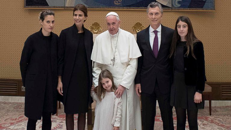 El Papa Francisco recibió hoy en el Vaticano a Mauricio Macri 20230711