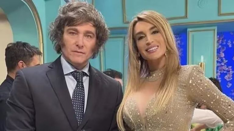 Javier Milei y Fátima Florez