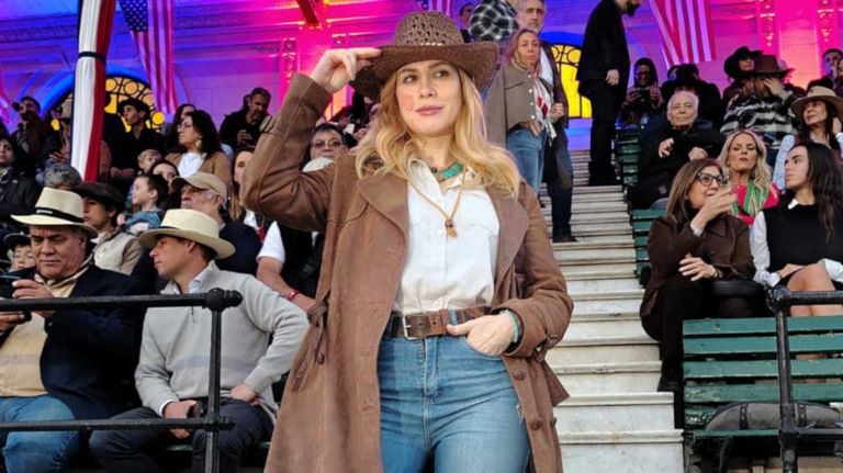 Rodeo organizado por la Embajada de USA, en La Rural