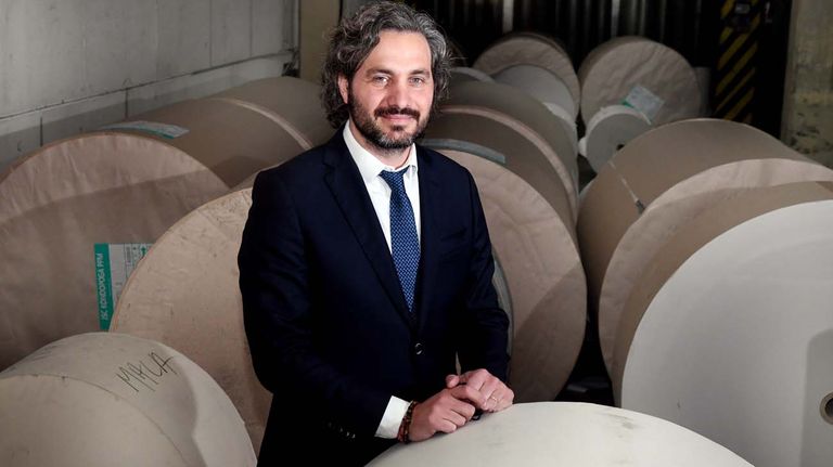 Santiago Cafiero, en la entrevista con Jorge Fontevecchia.