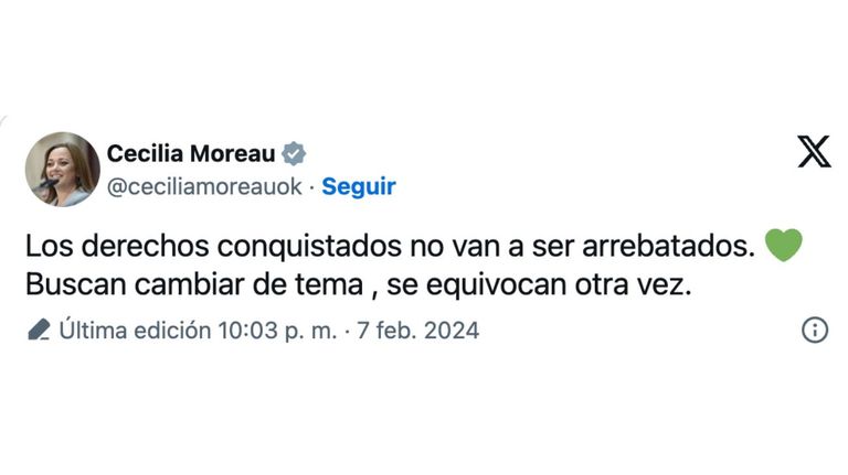El rechazo de dirigentes políticos ante el proyecto para derogar el aborto legal