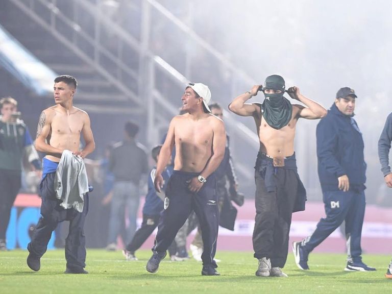 Incidentes Gimnasia-Boca