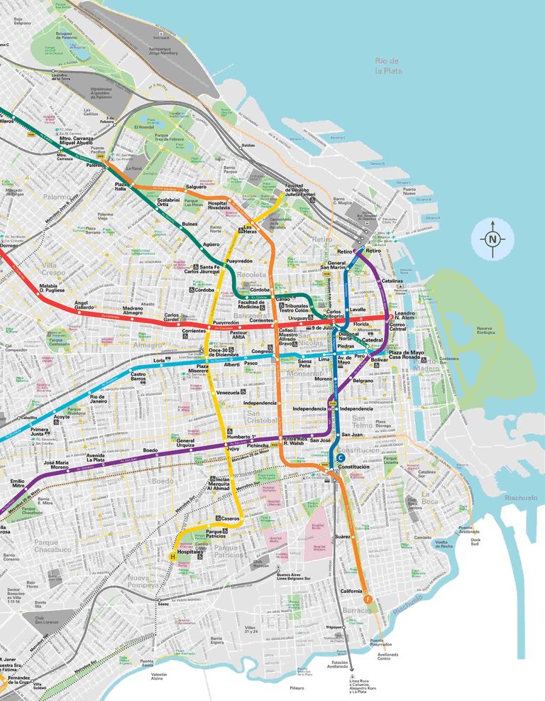 Así será la línea F del Subte