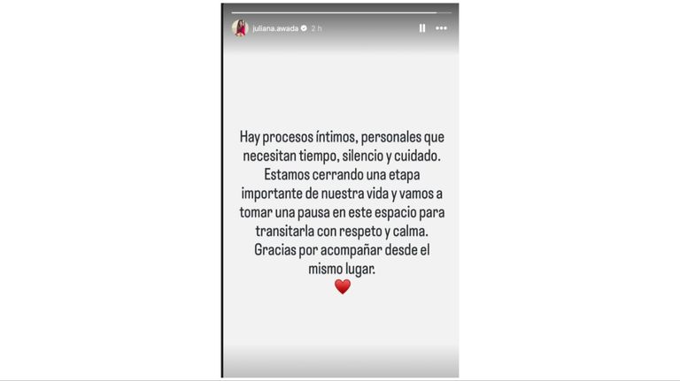 el mensaje de Juliana Awada tras su separación de Mauricio Macri 