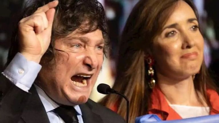 Javier Milei y Victoria Villaruel