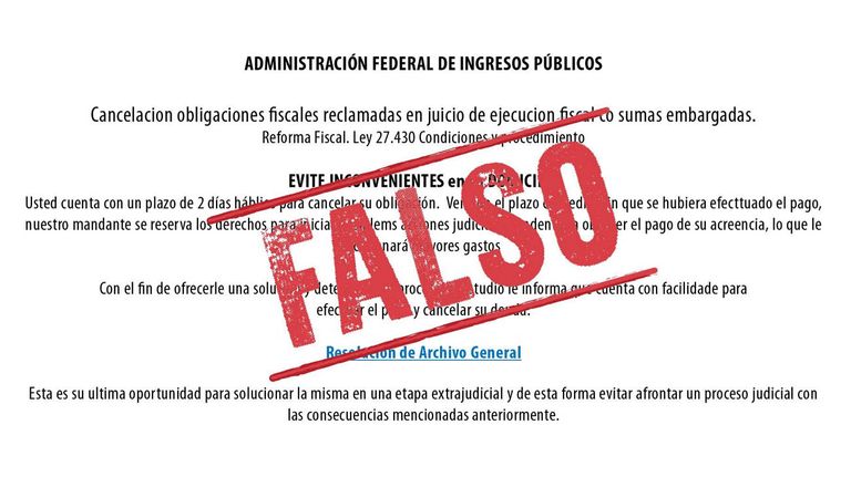 AFIP advierte sobre estafas virtuales