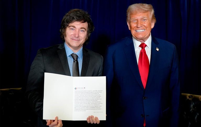 Reunión bilateral Milei Trump Caputo y Werthein 23092025