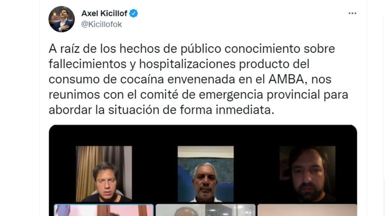 Axel Kicillof droga envenenada
