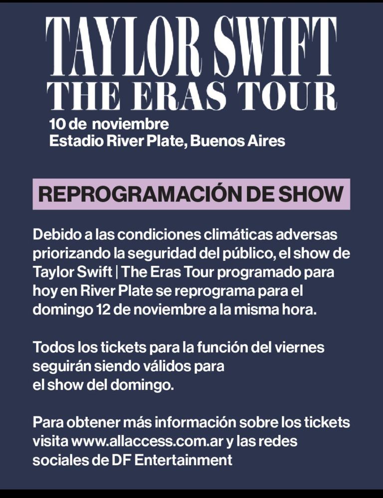 comunicado taylor swift