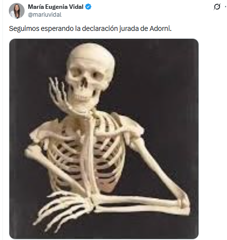 Tuit María Eugenia Vidal