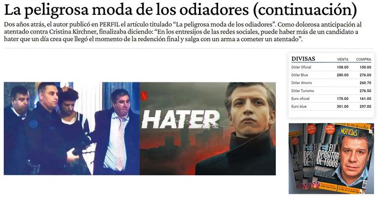 Atentado CFK el observ 20221015