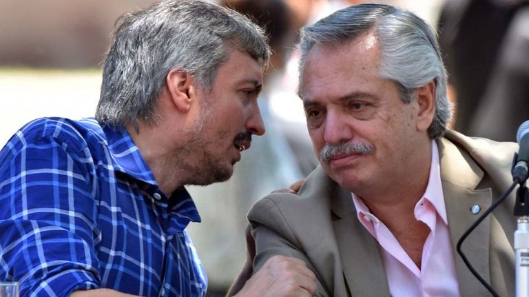 Alberto Fernández y Máximo Kirchner