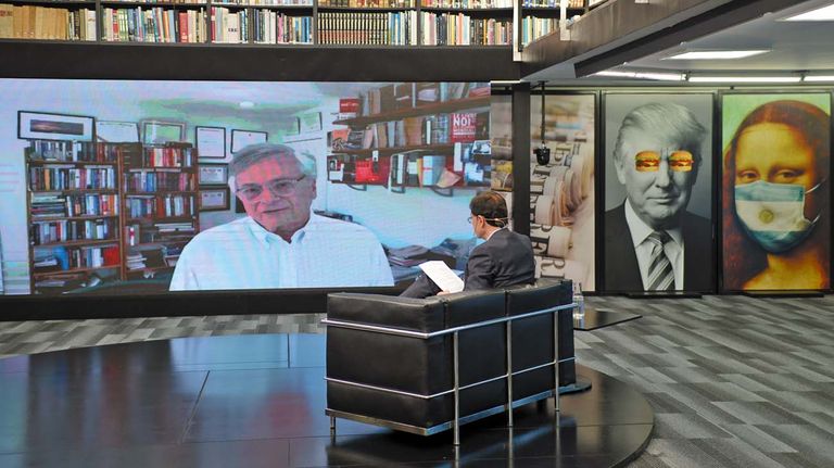 Moisés Naim, en la entrevista con Jorge Fontevecchia.