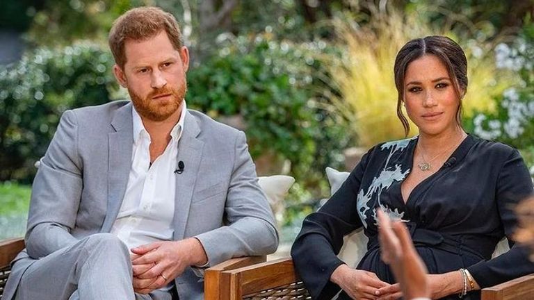 Meghan Markle y el príncipe Harry