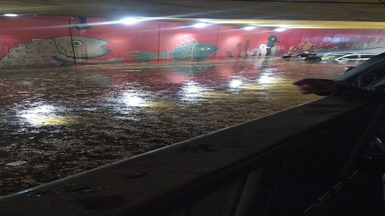 20221114 Imágenes de usuarios de redes sociales que captaron la tormenta del fin de semana en CABA.