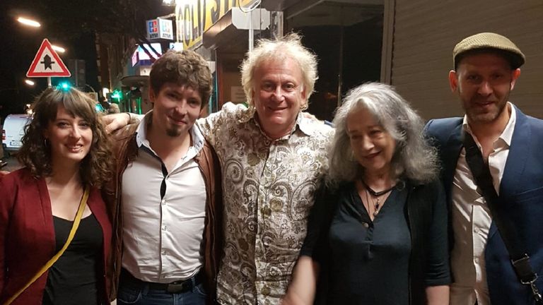 Ariel Eberstein con Martha Argerich