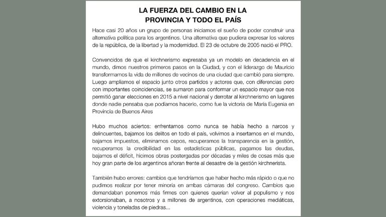 Patricia Bullrich sumó a Cristian Ritondo a sus filas