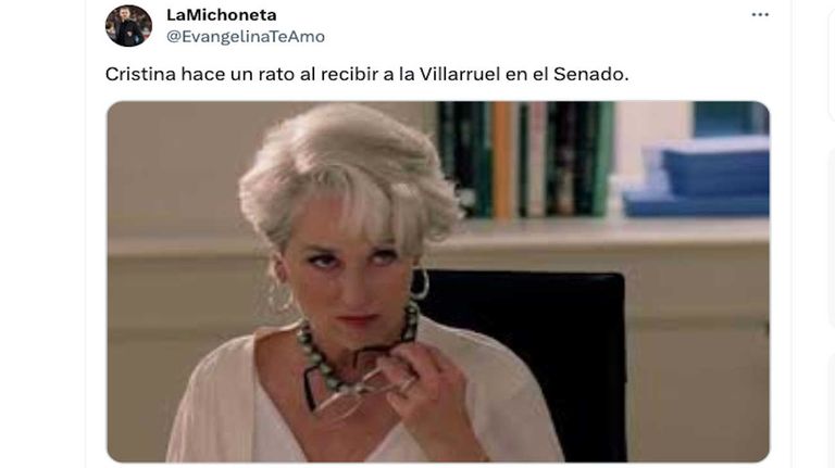 Memes de la reunión entre CFK y Villarruel 20231122