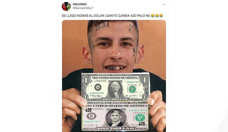 Memes del dólar blue a $420 20230418