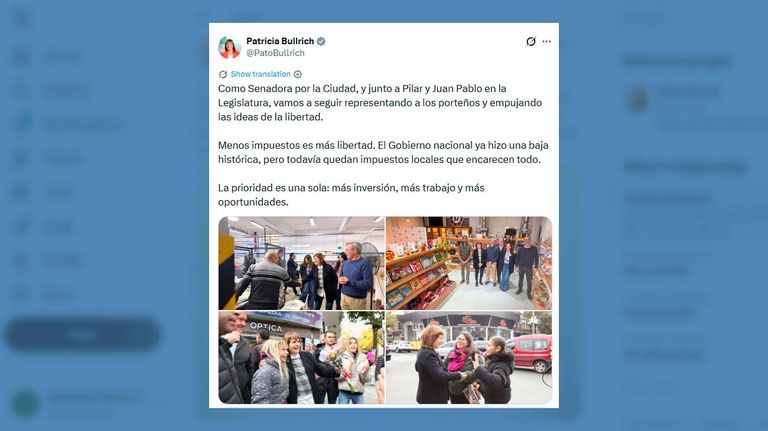 X Patricia Bullrich 13052026