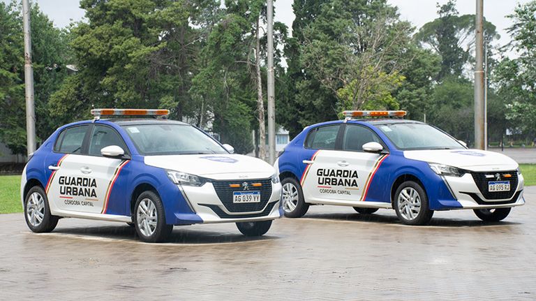 Los autos de la guardia Urbana
