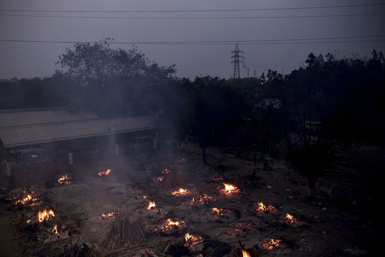 Cremation Sites as Indian Outbreak Worsens Further