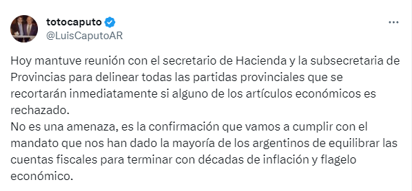Tuit de Caputo