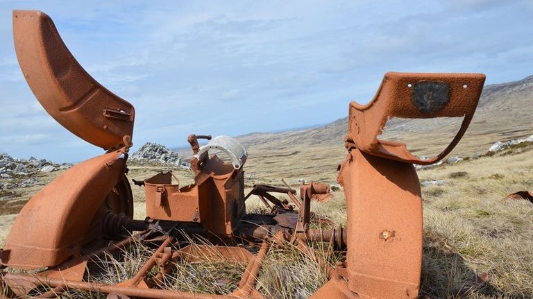 Iván Ambroggio en las Islas Malvinas