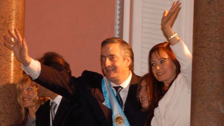 Momentos del peronismo. Desde Menem a Néstor Kirchner, luego Cristina Kirchner y ahora Alberto Fernández.