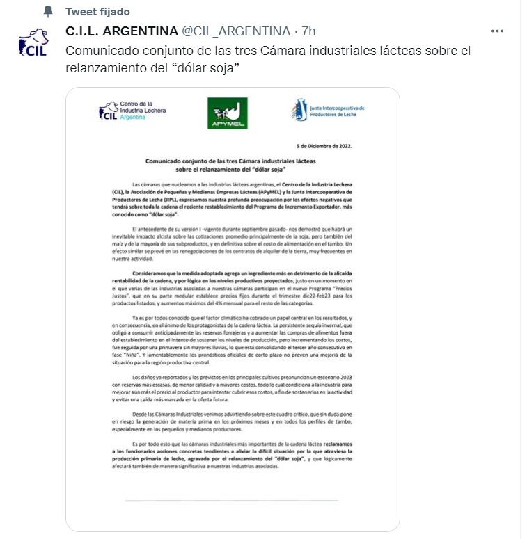 Tuit referentes cadena láctea